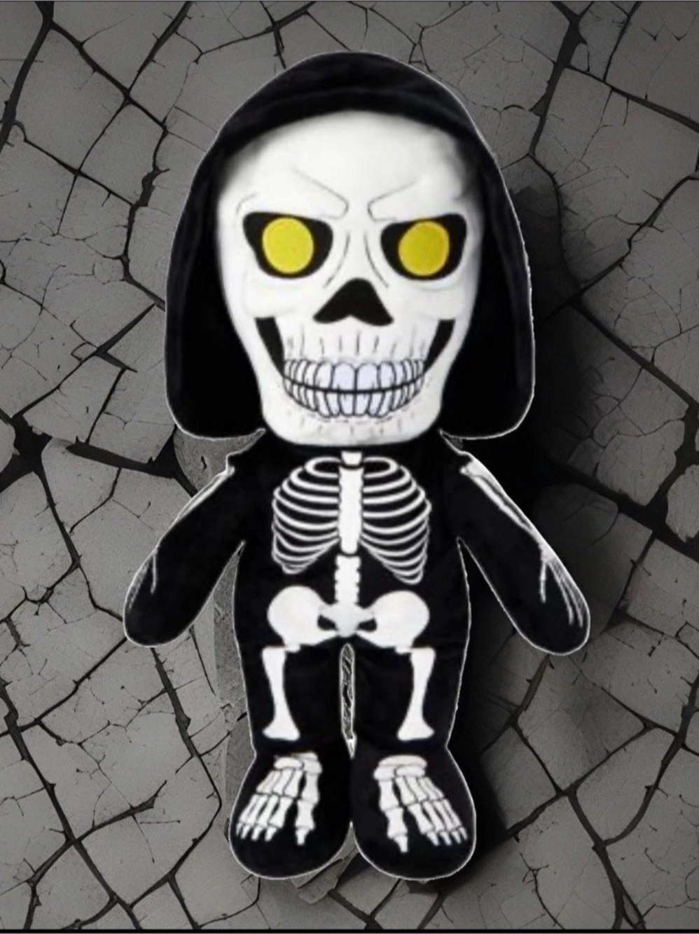 Exclusive Spirit Halloween Limited Ed Skeleton Mascot Plush Lil SKELLY BONES EUC